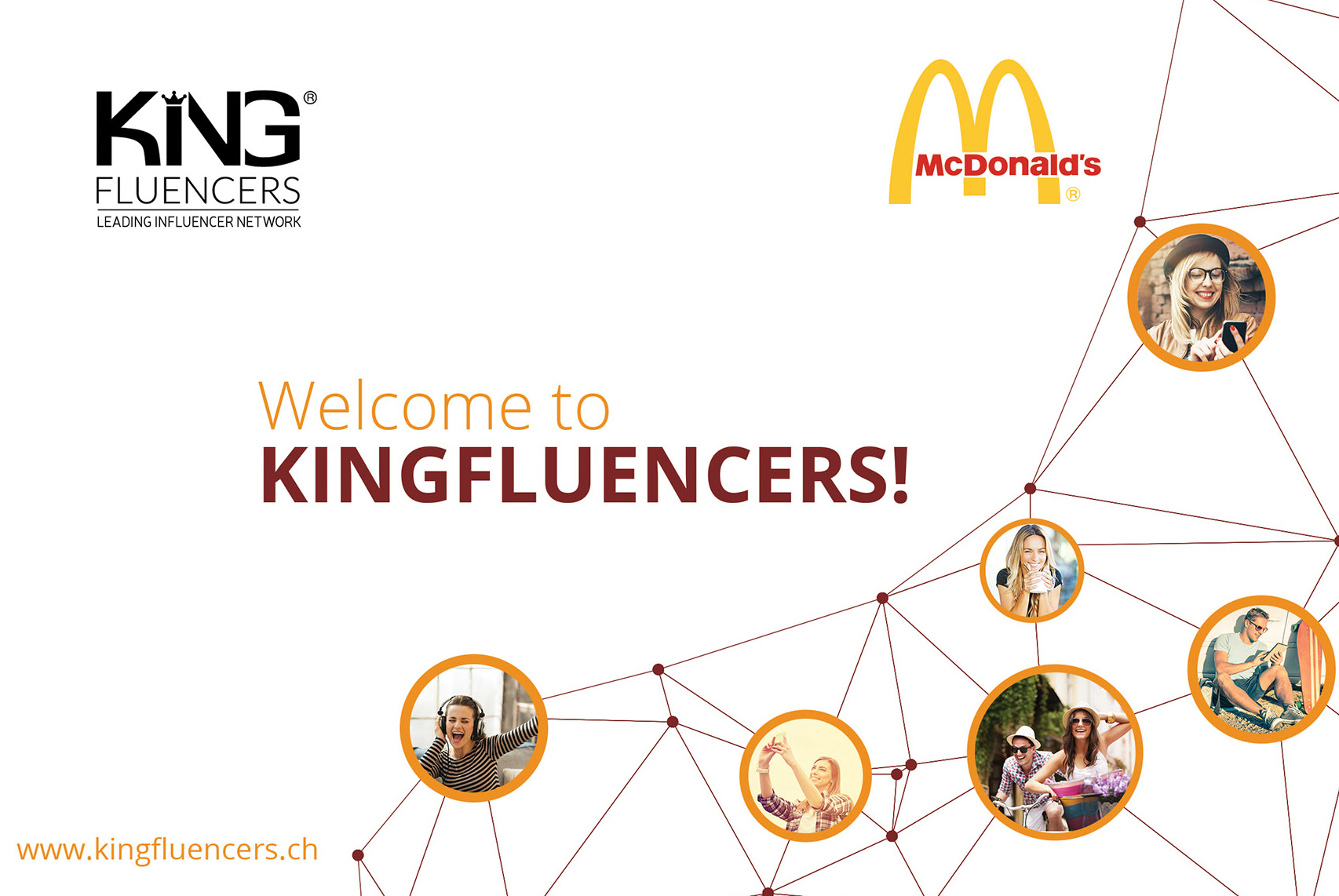 طرح وب سایت Kingfluencers